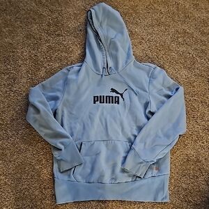 Puma Baby Blue Hoodie Sweater